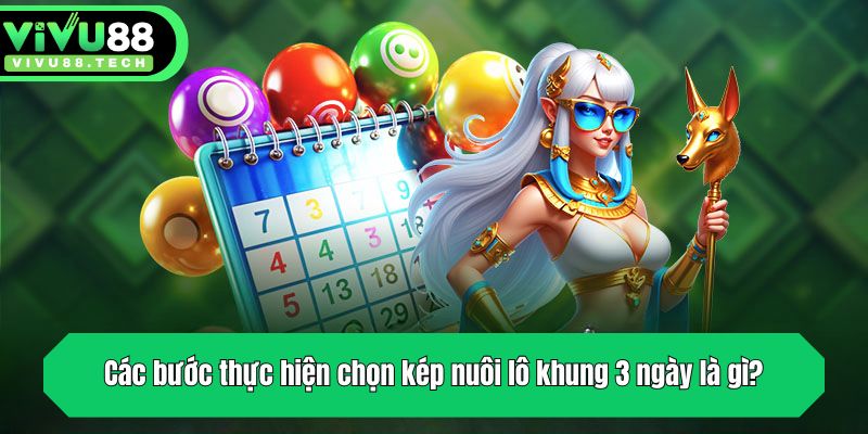 Các bước thực hiện chọn kép nuôi lô khung 3 ngày là gì?