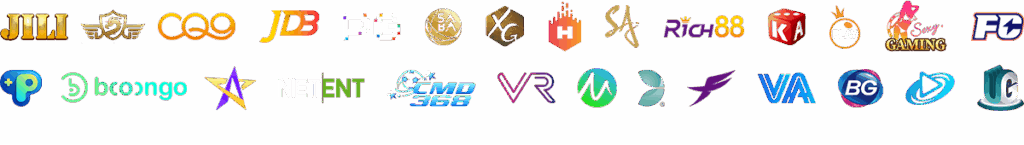 Logo những nhà cung cấp trò chơi co hệ thống VIVU88