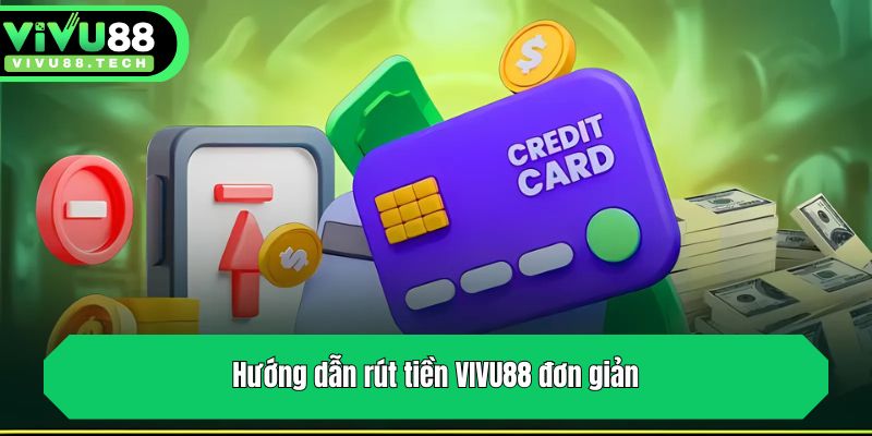 Hướng dẫn rút tiền VIVU88 đơn giản