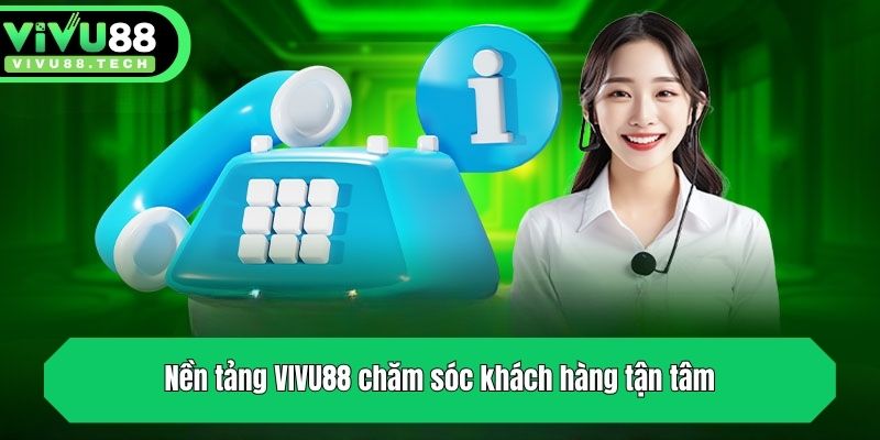 Nền tảng VIVU88 chăm sóc khách hàng tận tâm