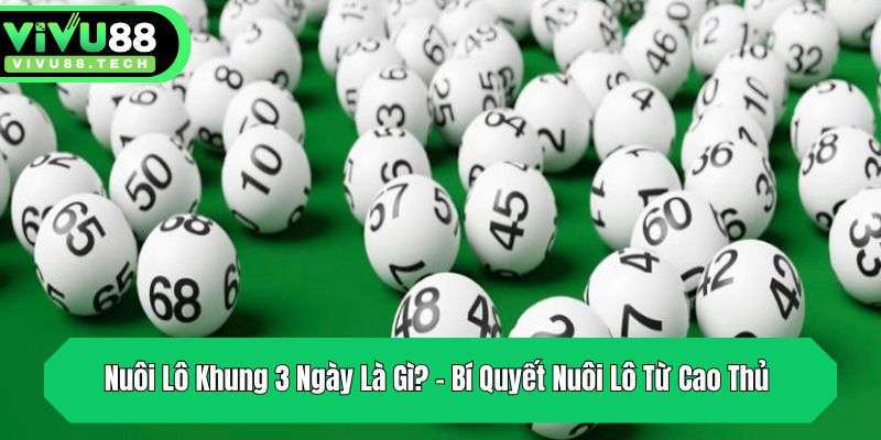 nuoi lo khung 3 ngay la gi bi quyet nuoi lo tu cao thu